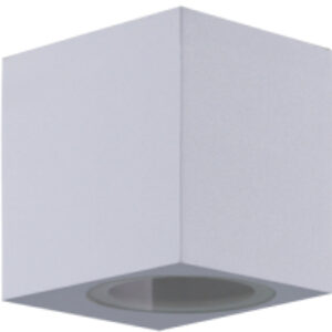 Бра уличное НБУ CUBE-1хGU10-WH / 4690612044736 21век