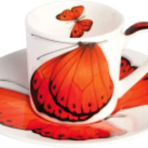 Чашка с блюдцем Freedom Butterfly 1-891-C 21век