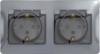 Розетка Glossa GSL000347 21век