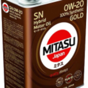Моторное масло Gold Hybrid SN 0W20 / MJ-102h-4 21век