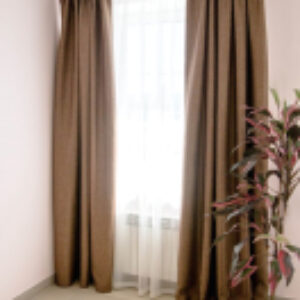 Шторы Рогожка шоколад меланж РШМ-K5 21век