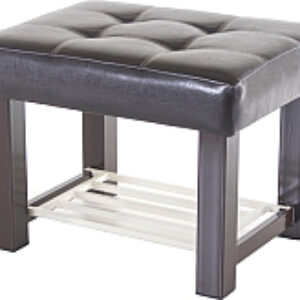 Банкетка Lux 4 кожзам с полкой / 4.1Б60223 21век