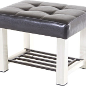 Банкетка Lux 4 кожзам с полкой / 4.1Б60322 21век