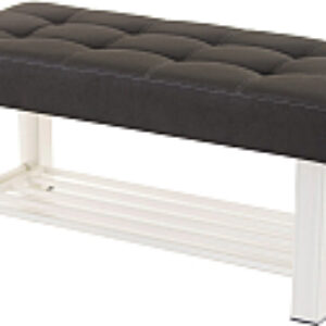 Банкетка Lux 4 ткань с полкой / 4.2Б100323 21век