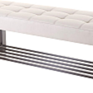 Банкетка Lux 4 ткань с полкой / 4.2Б120232 21век