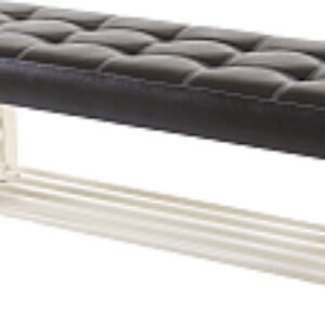 Банкетка Lux 5 кожзам с полкой / 5.1Б120323 21век