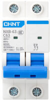 Выключатель автоматический NXB-63 2P 20A 6kA C / 814093 21век