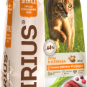 Сухой корм для кошек Для стерилизованных кошек с уткой и клюквой 21век