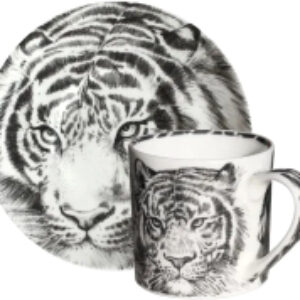 Чашка с блюдцем Wild Spirit Tiger 12-1-91-C 21век