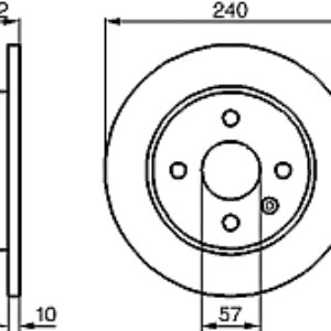 Тормозной диск 0986478882 21век
