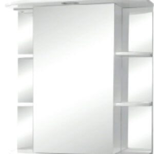 Шкаф с зеркалом для ванной Герда 50 R / 463060 21век