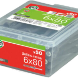 Дюбель-гвоздь Цилиндр 6x80 / B009581 21век