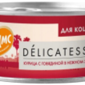 Влажный корм для кошек Курица с говядиной в нежном желе / 7176083 21век