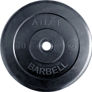 Диск для штанги Atlet d31мм 10кг 21век