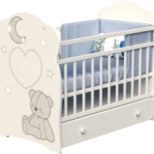 Детская кроватка Bear And Moon маятник и ящик 21век