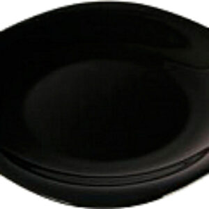 Тарелка столовая обеденная Carine Black L9817 21век