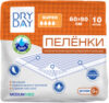 Набор пеленок одноразовых детских Dry Day Super 60x90 21век