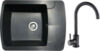 Мойка кухонная со смесителем Flexi L + смеситель W4998-3-22 21век
