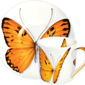 Чашка с блюдцем Freedom Butterfly 1-891-D 21век