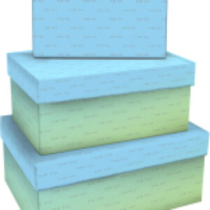 Набор коробок подарочных Green-Blue Gradient / MS_53761 21век