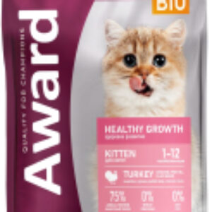 Сухой корм для кошек Healthy Growth Kitten с индейкой и курицей / 7173549 21век