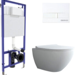 Унитаз подвесной с инсталляцией Novum / 043271 21век