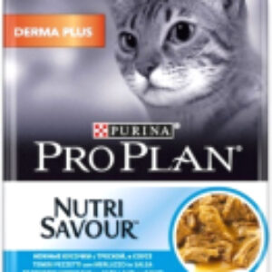 Влажный корм для кошек Nutrisavour Adult Derma Plus треска 21век