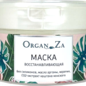 Маска для волос Натуральная восстанавливающая для поврежденных волос 21век