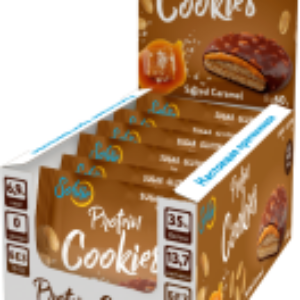 Протеиновое печенье Protein Cookie Арахисовое с соленой карамелью глазир. шоколадом 21век