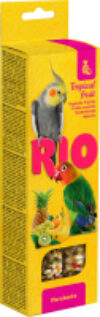 Лакомство для птиц RIO Палочки для средних попугаев с тропическими фруктами 21век