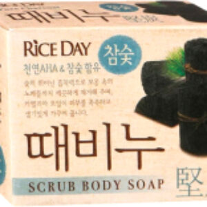 Мыло твердое Scrub Body Soap Charcoal С древесным углем 21век