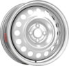 Штампованный диск X40924 16x6" 4x100мм DIA 54.1мм ET 49мм Silver 21век