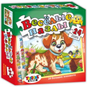 Пазл Веселые пазлы. Щенок / 00998 21век