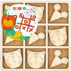 Развивающая игра Крестики-нолики. Кошки-мышки / 07173 21век