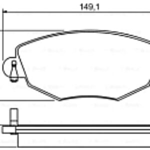 Тормозные колодки 0986495230 21век