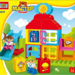 Конструктор Большие кубики Домик / 10019-GK 21век