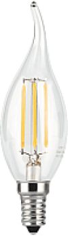 Лампа Filament Candle E14 5W 4100K / 104801205 21век