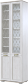 Шкаф с витриной МС Александрия ШК-118 21век