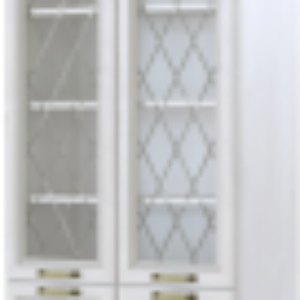 Шкаф с витриной МС Александрия ШК-118 21век