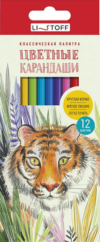 Набор цветных карандашей Тигр / КЦК120014 21век