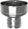 Переходник для дымохода 120x200 AISI 430/430 0.8мм/0.5мм (М-М) (К) тип 2 21век