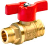 Шаровой кран 1/2" PN1.6МПа / 11Б27п7 21век