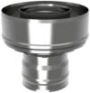 Переходник для дымохода 150x220 AISI 430/430 0.8мм/0.5мм (М-М) (К) тип 2 21век