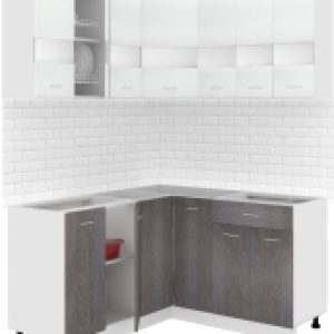 Кухонный гарнитур Корнелия Экстра 1.5x1.5 без столешницы 21век