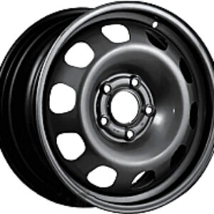Штампованный диск 16003 16x6.5" 5x114.3мм DIA 66.1мм ЕТ 50мм Black 21век