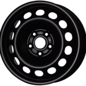Штампованный диск 16019 16х6" 4х100мм DIA 60.1мм ET 37мм Black 21век