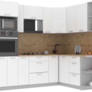 Кухонный гарнитур Мила Лайт 1.68x2.4 правая 21век