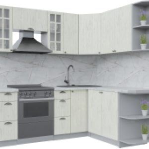 Кухонный гарнитур Берес 1.7x2.1 правая 21век