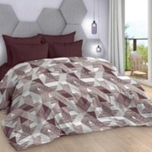 Комплект постельного белья Манеки Микс 2.0сп с европростыней 21век