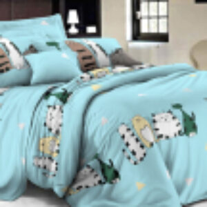 Комплект постельного белья Котейки Бязь 2сп Евро / КТ Пф1779-1/220(120) 21век